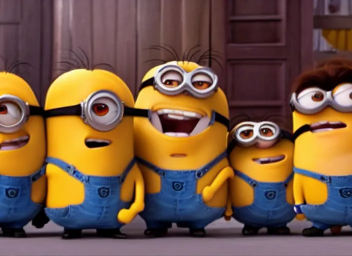 Image similar to film still of Danny Devito as a Minion in Dispicable Me 2010