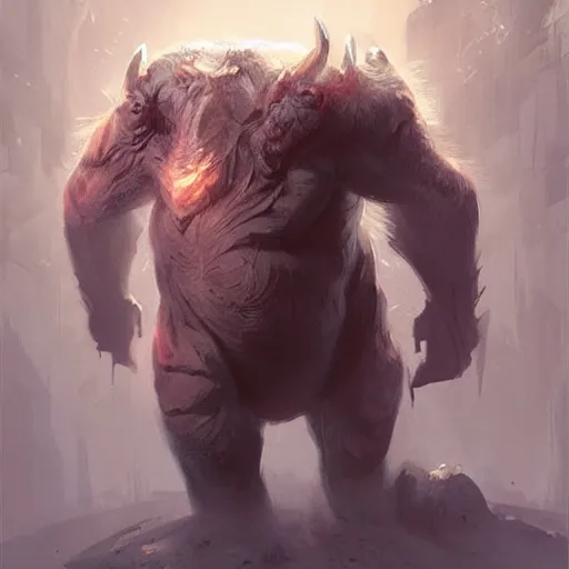 Image similar to 🐗, digital Art, artstation, Greg rutkowski, Trending artstation,