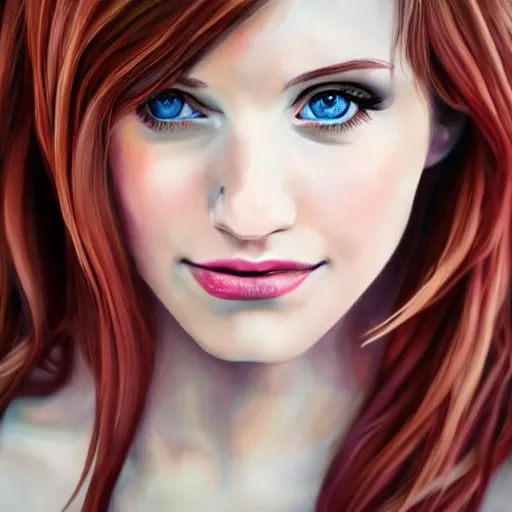 Prompt: amouranth photorealism art, highly detailed