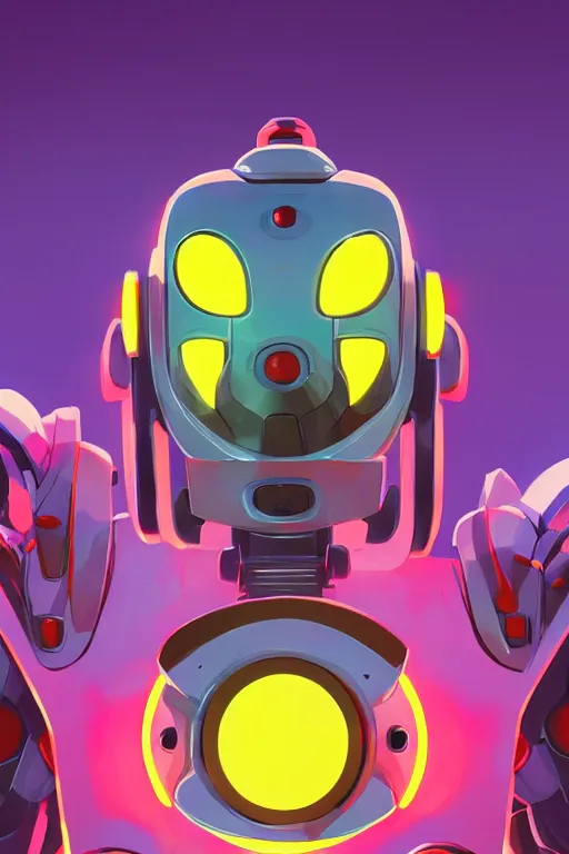 Image similar to metabots medabots medarotto medarot robot minimalist comics helmet mask neon cybereye, behance hd by jesper ejsing, by rhads, makoto shinkai and lois van baarle, ilya kuvshinov, rossdraws global illumination ray tracing hdr radiating a glowing aura