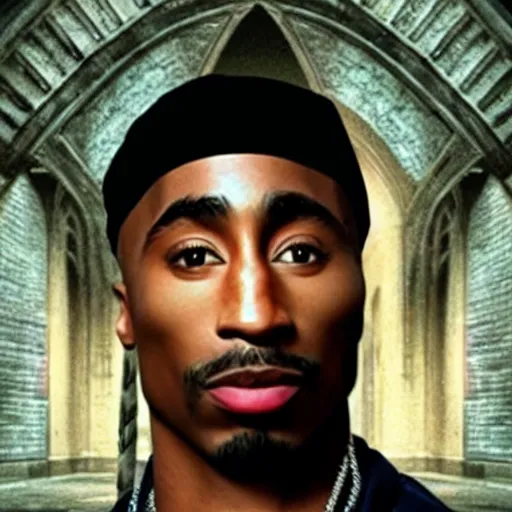 Image similar to Tupac in Harry Potter