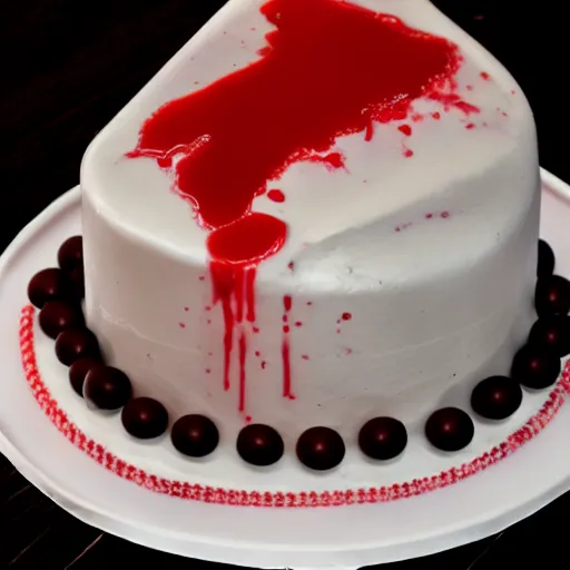 Image similar to a cake with blood samples