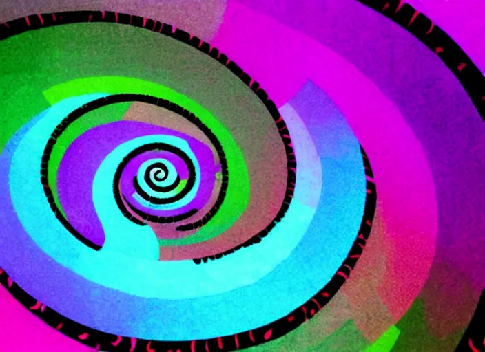 Prompt: you want to meditate on spirals