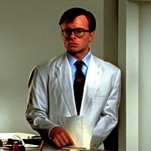 Image similar to Hans Hermann Hoppe in American Psycho (1999)