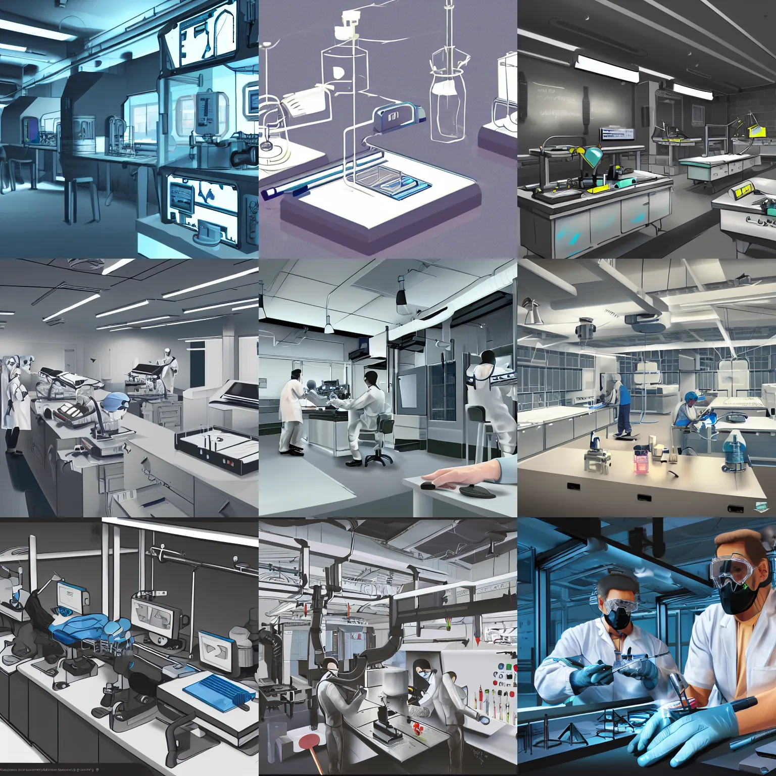 Prompt: digital art, realistic illustration of augmentation labs