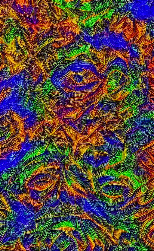 Image similar to deepdream. ai generated image