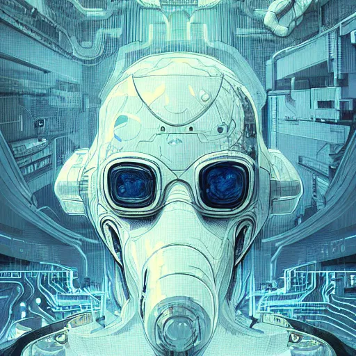 Image similar to hyperrealistic portrait of a squid monster astronaut, full body portrait, well lit, intricate abstract. cyberpunk, intricate artwork, by Tooth Wu, wlop, beeple. in the style of Jin Kagetsu, James Jean and wlop, highly detailed, sharp focus, intricate concept art, digital painting, ambient lighting, 4k, artstation