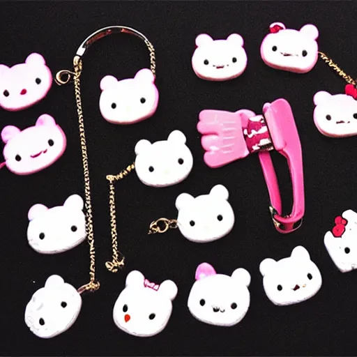 Image similar to photo of sanrio handcuffs