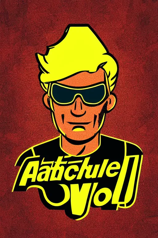 Image similar to fallout 7 6 retro futurist illustration art by butcher billy, sticker, colorful, illustration, highly detailed, simple, smooth and clean vector curves, no jagged lines, vector art, smooth andy warhol style