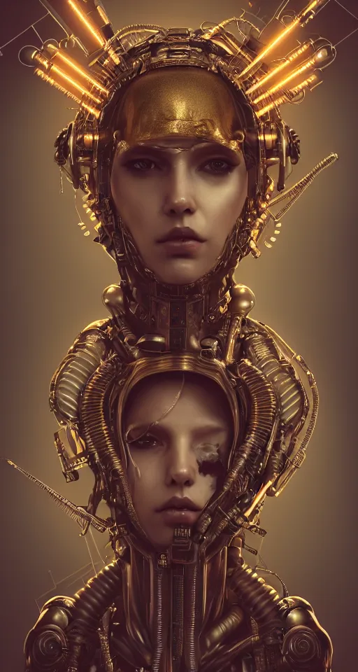 Image similar to soft lustrous hard tech ivory biotech raver gutter punk cyborg bioweapon, golden ratio, details, sci - fi, dark fantasy, cyberpunk, intricate, decadent, ornate, highly detailed, digital painting, octane render, 8 k, artstation, concept art, smooth, sharp focus, illustration, art by artgerm, loish, wlop