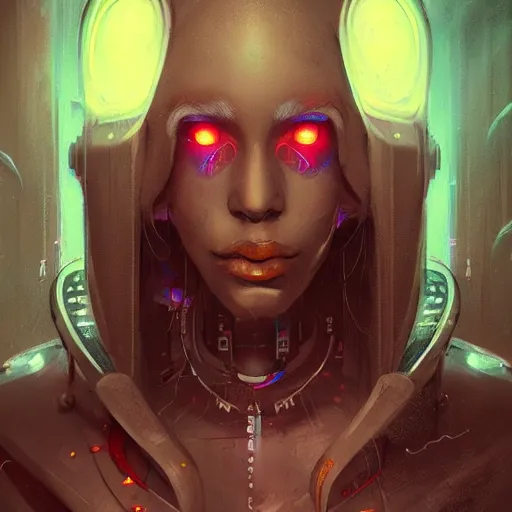 Image similar to portrait of a beautiful cybernetic drow, cyberpunk concept art by pete mohrbacher and seb mckinnon and beksinski and josan gonzales, digital art, highly detailed, intricate, sci-fi, sharp focus, Trending on Artstation HQ, deviantart, unreal engine 5, 4K UHD image