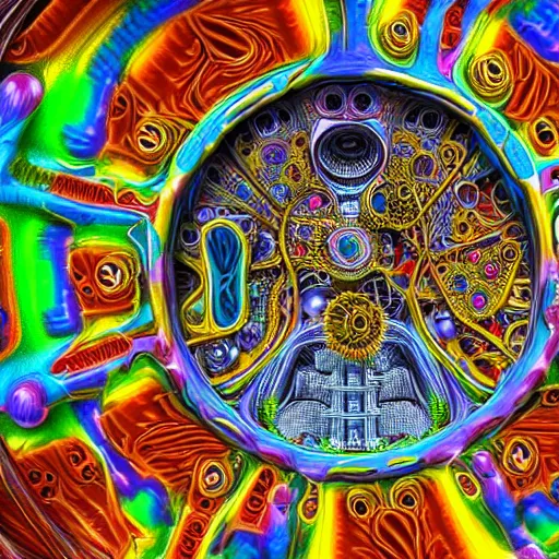 Prompt: realistic colorful detailed image of the interior of a living biomechanical valve body, very intricate masterpiece, hd photo