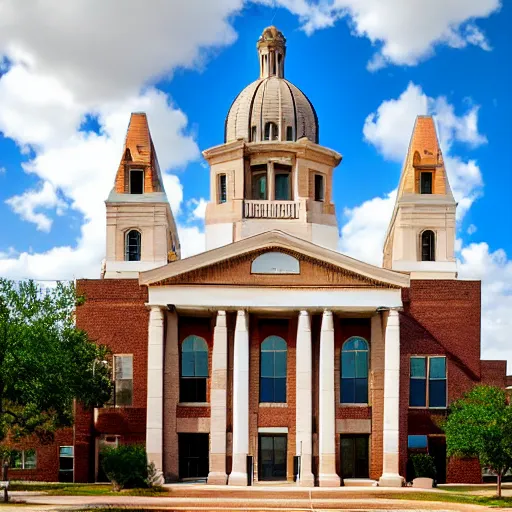 Prompt: Lubbock county courthouse