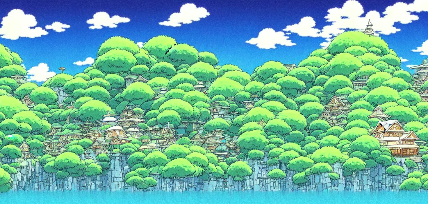 Image similar to exquisite studio ghibli landscape