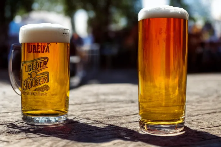 Image similar to beer, ultra realistic!!!, clear weather, golden hour, sharp focus