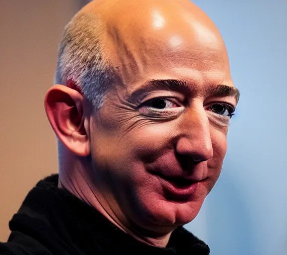 Prompt: jeff bezos as a homeless man, bum, drunkard, passed out