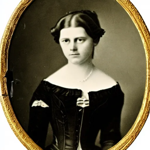 Image similar to a german young adult princess, circa 1 8 5 4