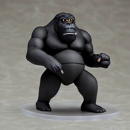 Prompt: king kong, nendoroid, figurine, detailed product photo