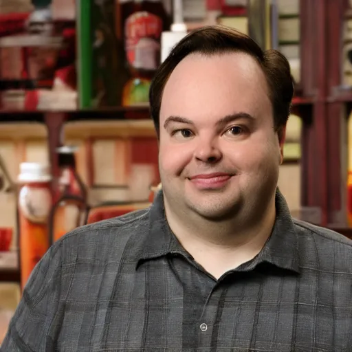 Image similar to rich evans, head and shoulders studio photo