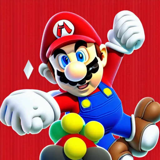 mario playing PS5, Stable Diffusion, jogo mario ps5 