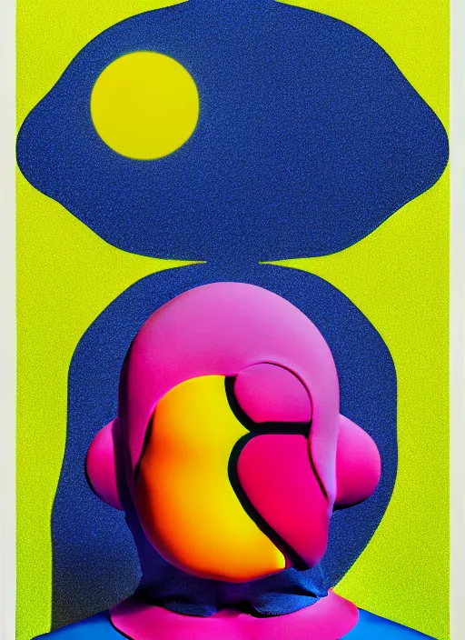 Image similar to person wearing a balaclava by shusei nagaoka, kaws, david rudnick, airbrush on canvas, pastell colours, cell shaded, 8 k