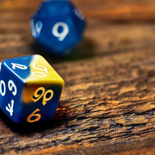 Image similar to god rolling dice with a d 2 0, realistic photography, high detailed