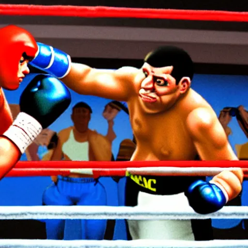 Prompt: mac from punch out title bout ultra realistic photography boxing