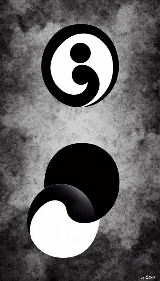 Image similar to Abstract representation of ying Yang concept, from One piece