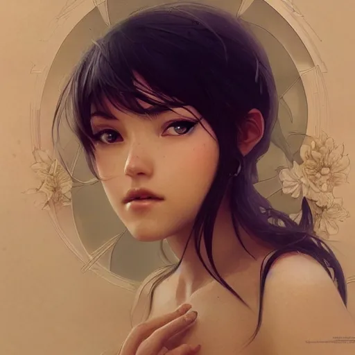 Image similar to ultra realistic illustration, daniella pineda anime, intricate, elegant, highly detailed, digital painting, artstation, concept art, smooth, sharp focus, illustration, art by artgerm and greg rutkowski and alphonse mucha and wlop