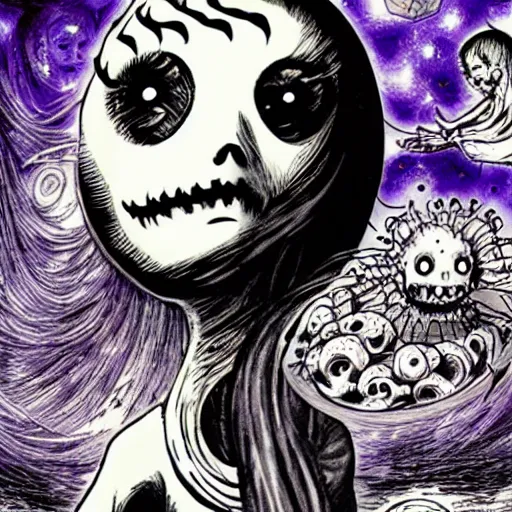 Prompt: cosmic horror, junji ito