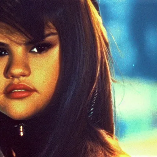 Image similar to selena gomez, 2 0 0 1 : a space dyssey ( 1 9 6 8 ) movie still frame