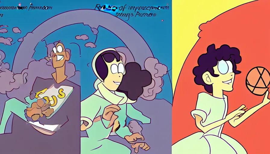 Image similar to the two complementary forces that make up all aspects and phenomena of life, by Rebecca Sugar