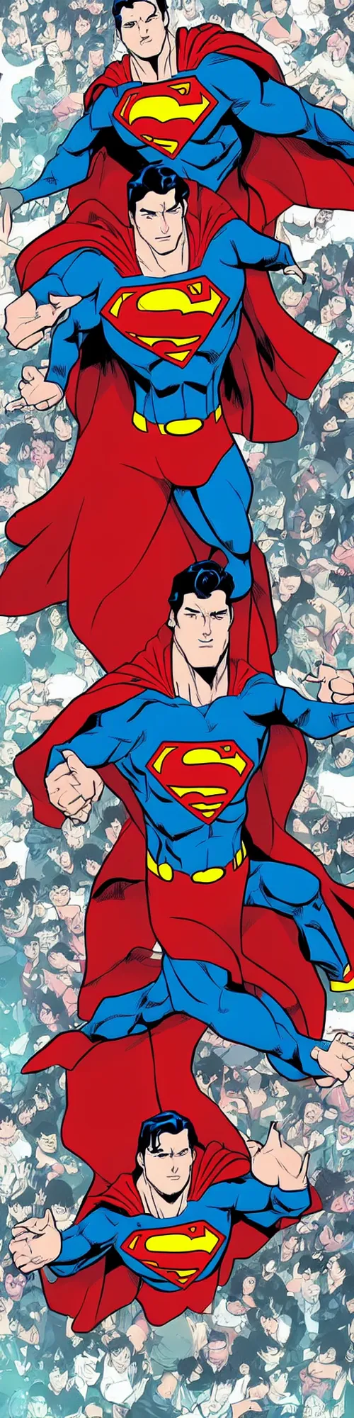 Prompt: superman webtoon