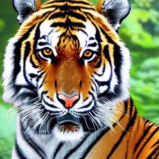 Image similar to tiger in the universe