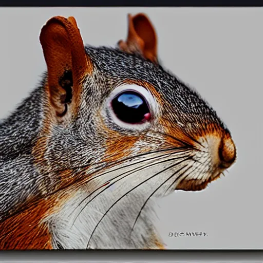 Prompt: by waterhouse, picture portrait of a squirrel in delta aviator cap, photorealism, 8 k,