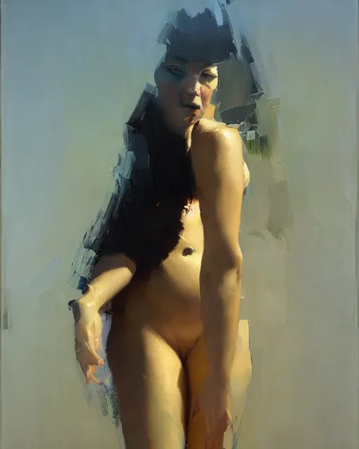 Prompt: weight of public opinion, shadow and mirror, ( impressionistic oil painting by malcom liepke ), alexi zaitsev, craig mullins, melinda matyas, tooth wu, wlop, denis sarazhin, bold brushstrokes, highly detailed, award winning, textured, masterpiece