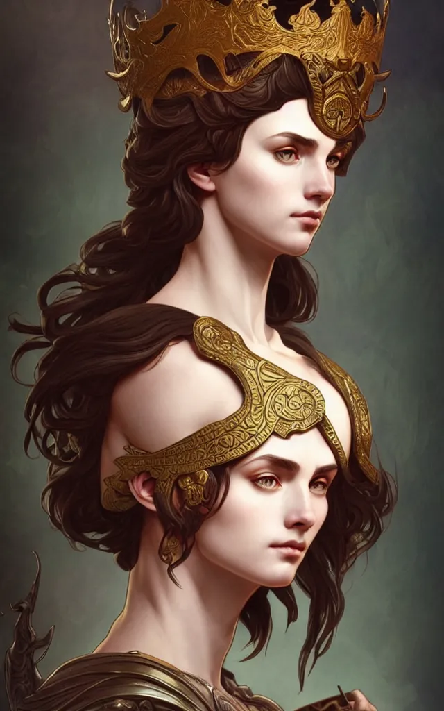 Image similar to Marcus Aurelius as fantasy D&D character, Ultra realistic illustration, single face, intricate, elegant, highly detailed, digital painting, artstation, concept art, smooth, sharp focus, art by Artgerm and Roberto Ferris and alphonse mucha, epic pose