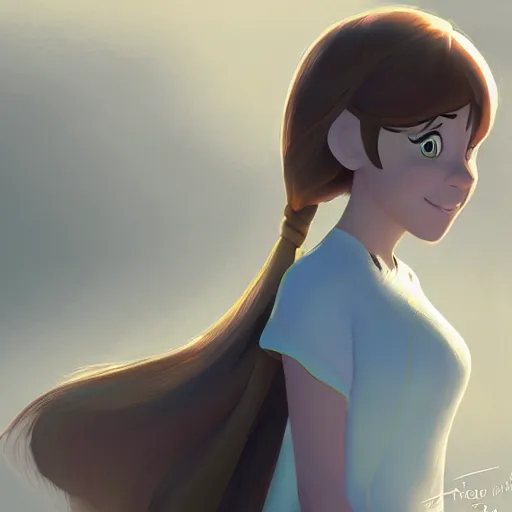 Image similar to Alex Jones from disney tangled, digital painting, 4k, anime key visual, artstation, kuvshinov ilya