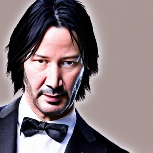 Prompt: keanu revees with marcos jeeves