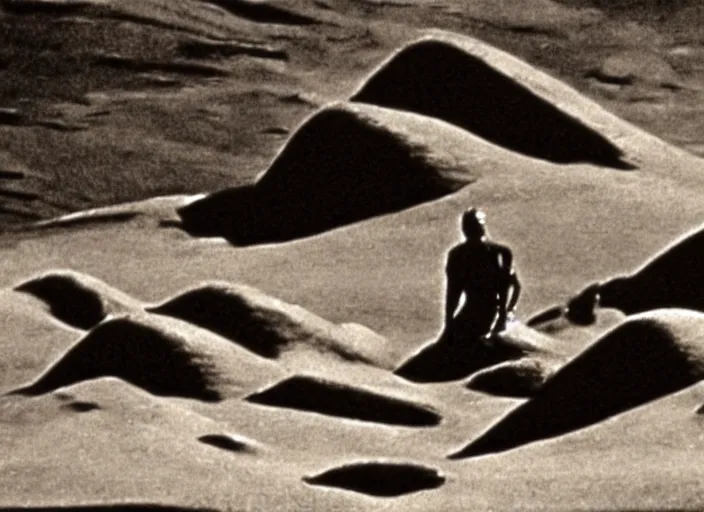 Prompt: scene from the 1 9 3 4 science fiction film dune