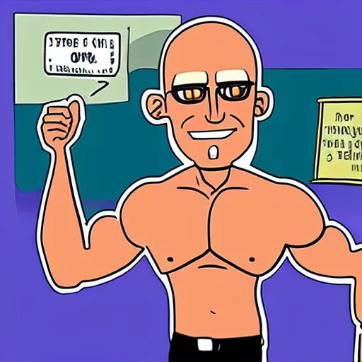 Image similar to johnny sins cartoon