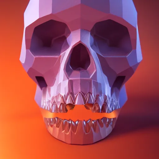 Prompt: tiny crystal skull, by charlie bowater, isometric, chroma colors, edge lighting, 8 k, polygon, paradox, screen space global illumination, volumetric light, transparent, liquid crystal, ray tracing reflections, concept art, isometric game art