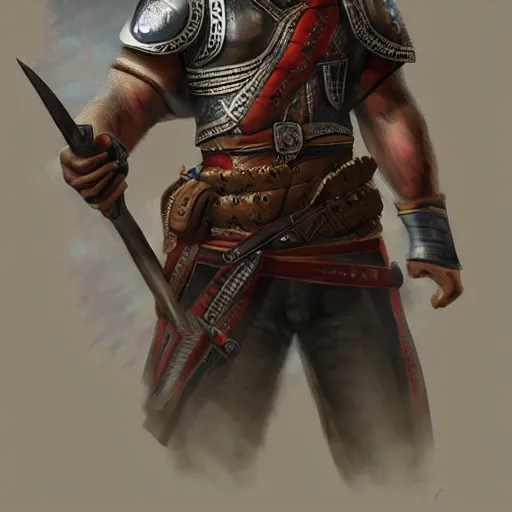 Image similar to kurdish male warrior, highly detailed, digital painting, artstation, concept art, sharp focus, illustration, incredibly strong and handsome