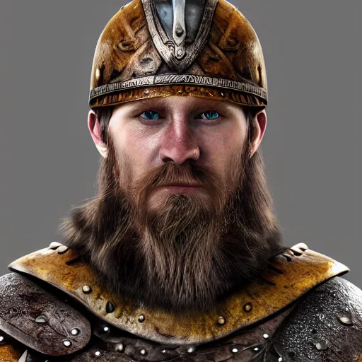 Image similar to Viking warrior. realistic, photo studio, HDR, 8k, trending on artstation