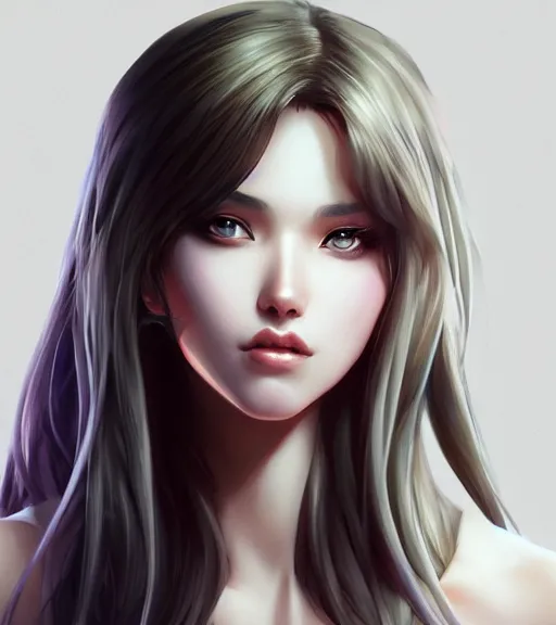 Image similar to a beautiful girl， by Artgerm Lau，hyperdetailed, trending on artstation, trending on deviantart