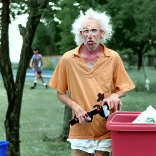 Image similar to film still of harvey wienstien in trash humpers 2 ( 2 0 2 3 )