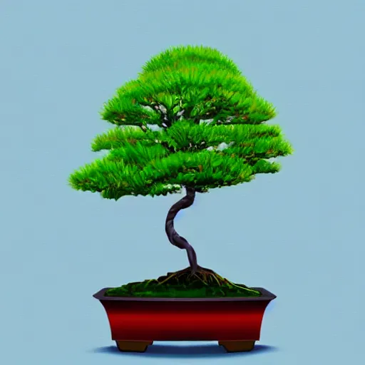 Image similar to bonsai tree but minimalistic concept art by frank stella gilleard james, whalen tom, colorful, soft light, trending on artstation, minimalism