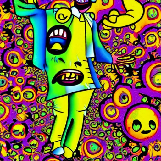 Prompt: bad acid trip