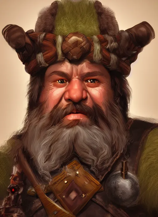 Prompt: A fantasy comic book style portrait painting of a dwarf archer, unreal 5, DAZ, hyperrealistic, octane render, RPG portrait, dynamic lighting