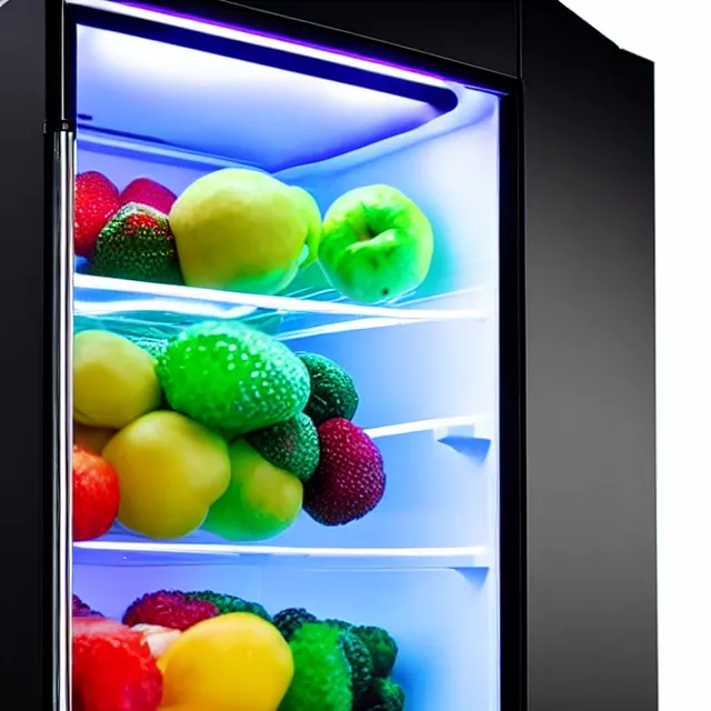 rgb gaming fridge, highly detailed, 8 k, hdr, smooth,, Stable Diffusion